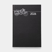 Agenda diaria práctica moto 2026