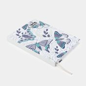 Cuaderno 85 cuadriculado cosido 7 materias de 232 hojas mariposa
