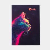 Cuaderno 85 cuadriculado cosido 7 materias de 232 hojas gato