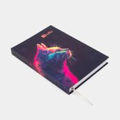 Cuaderno 85 cuadriculado cosido 7 materias de 232 hojas gato
