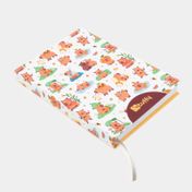Cuaderno 85 cuadriculado cosido 7 materias de 232 hojas capibara