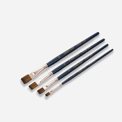 Set de pinceles planos x4 piezas