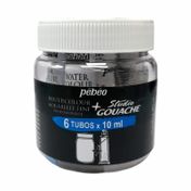 Set de acuarela + gouache 10ml x6 unidades