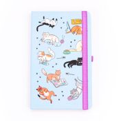 Cuaderno artístico de 21 x 12 cm x84 hojas gatitos