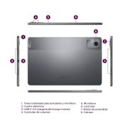 Tableta Lenovo Tab M11, RAM 8 GB, 128 GB, 11" WUXGA, gris