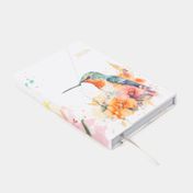 Agenda diaria Premium colibrí 2026