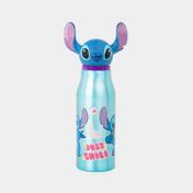 Botella de 690ml aluminio con tapa cabeza Stitch