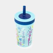 Vaso pitillo de 420ml Stitch