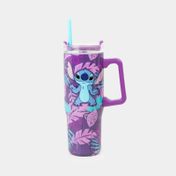 Termo de 940ml acero inoxidable con pitillo Stitch