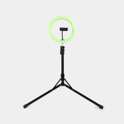 Aro de luz de led 10" RGB con soporte para celular y trípode retráctil