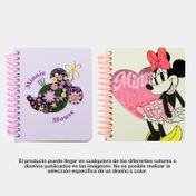Cuaderno mini rayas argollado de 96 hojas Minnie Mouse (surtido)