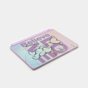 Cuaderno 105 rayas argollado de 96 hojas Girl PWR iridiscente (surtido)