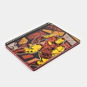 Cuaderno 105 rayas argollado de 96 hojas Marvel (surtido)