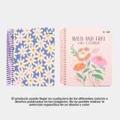 Cuaderno 85 rayas argollado de 96 hojas Garden (surtido)