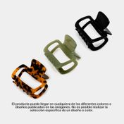 Pinza para cabello 5 x 6.5 cm (surtido)