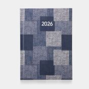 Agenda diaria practica Jr. azul jean 2026