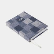 Agenda diaria practica Jr. azul jean 2026