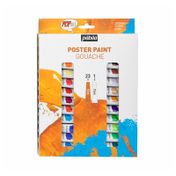 Set Gouache Pop Art Pébéo de 10 ml x 23 unidades + 1 Tubo de 15 ml