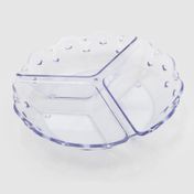 Recipiente para pasabocas de 3 divisiones