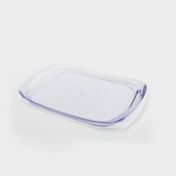 Bandeja rectangular de 47 x 29.5 cm transparente