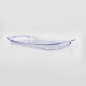 Bandeja rectangular de 47 x 29.5 cm transparente