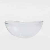 Ensaladera de 3.3 litros ovalada en acrílico transparente