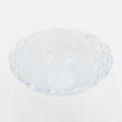 Frutero en acrílico con orificios transparente