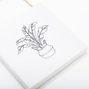 Kit para bordar con  2 lienzos matera