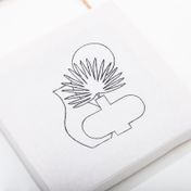 Kit para bordar con 2 lienzos floreros