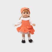 Muñeca Telena de 36 cm con vestido y gorro