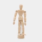 Set de arte con maniquí x 15 piezas