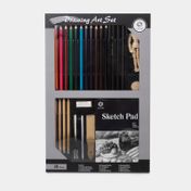 Set de arte con maniquí x 28 piezas