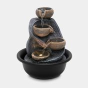 Fuente decorativa vasijas con luz led