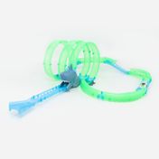 Pista de carros tiburón x43 piezas con control y 1 carro