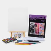 Set de arte técnicas mixtas x 75 piezas