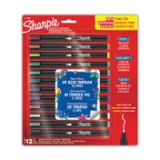 Marcadores acrílicos punta fina Sharpie x 12 unidades