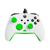Control alámbrico Turtle Beach Rematch Core para Xbox y PC, blanco con verde