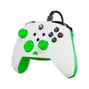 Control alámbrico Turtle Beach Rematch Core para Xbox y PC, blanco con verde