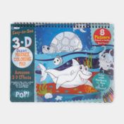 Kit para colorear mundo submarino x 16 piezas