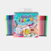 Kit para colorear mundo submarino x 15 piezas