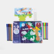 Kit para colorear mundo animal árabe x 16 piezas