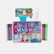 Kit para colorear felicidades con ojos movibles x 16 piezas