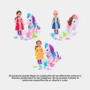 Muñeca de 22 cm con caballo y accesorios (surtido)