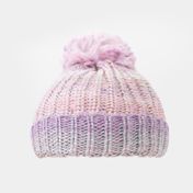 Gorro de 24.5 cm tejido con pom pom