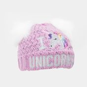 Gorro de 20 cm unicornio con pom pom