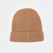 Gorro de 24 cm rayas café